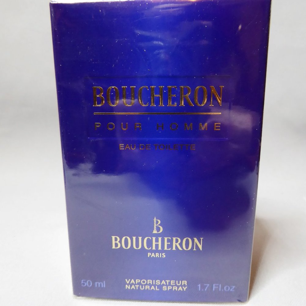BOUCHERON MENS POUR HOMME EAU DE TOILETTE SPRAY 1.7 Fl oz 50mL (NEW SEALED)